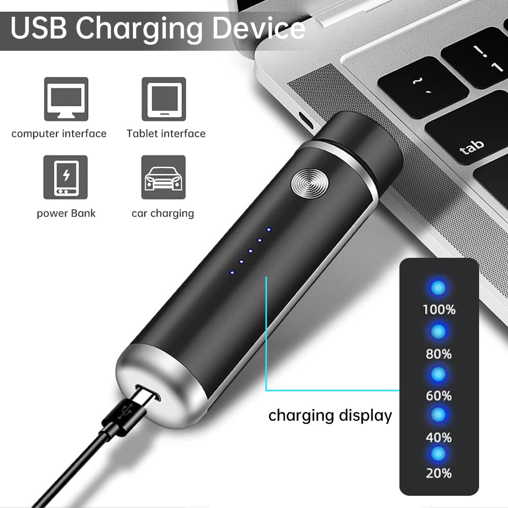 Mini Portable Electric Shaver for Men - USB Rechargeable Rotary Beard Trimmer, Waterproof Wet/Dry Shaving Machine with Washable Design | Perfect for Travel, Gym & Daily Grooming