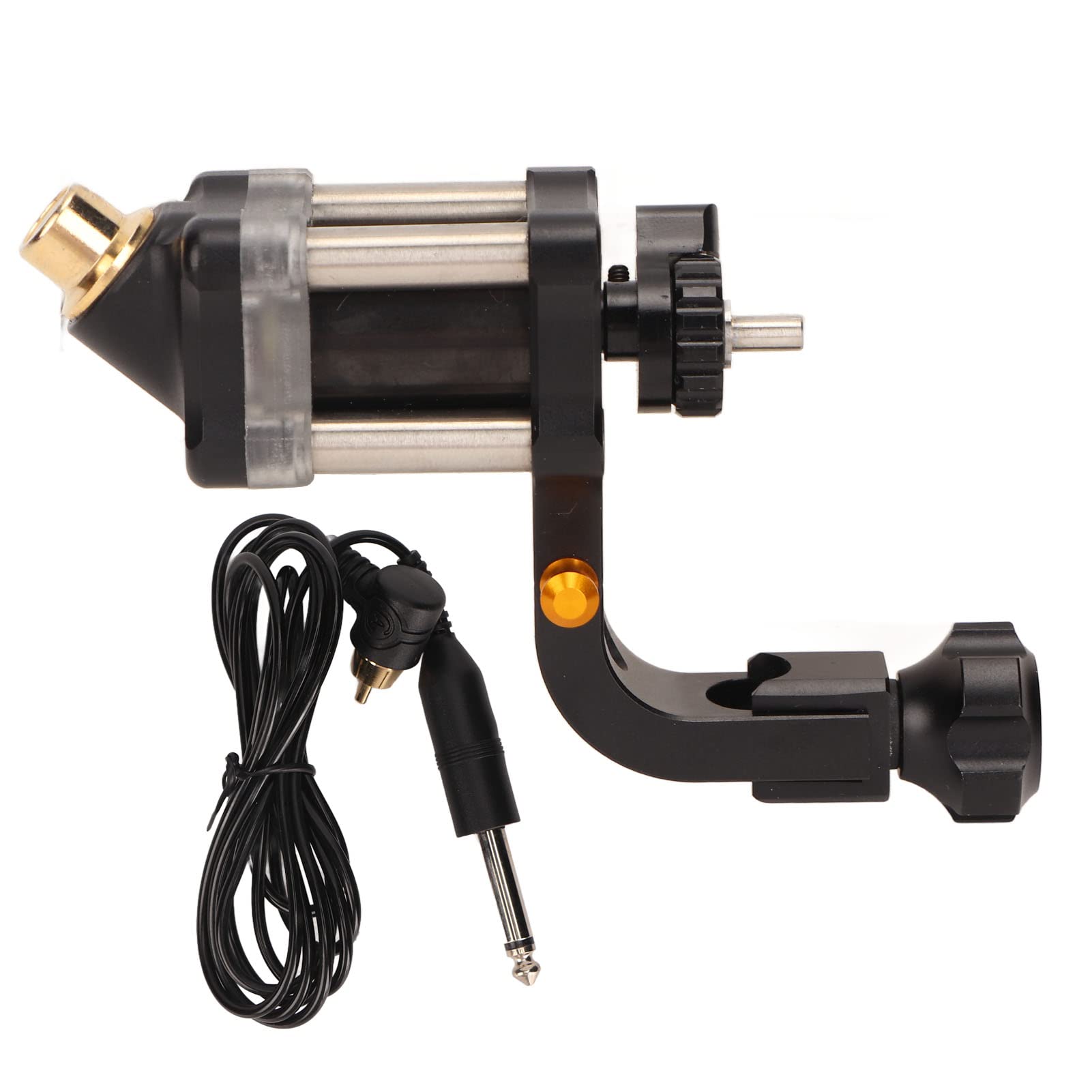 Professional Tattoo Machine - Portable Ergonomic Space Aluminum Tattoo Gun for Artists & Salon Use - Perfect for Tattooing, Permanent Makeup & Body Art (Black)