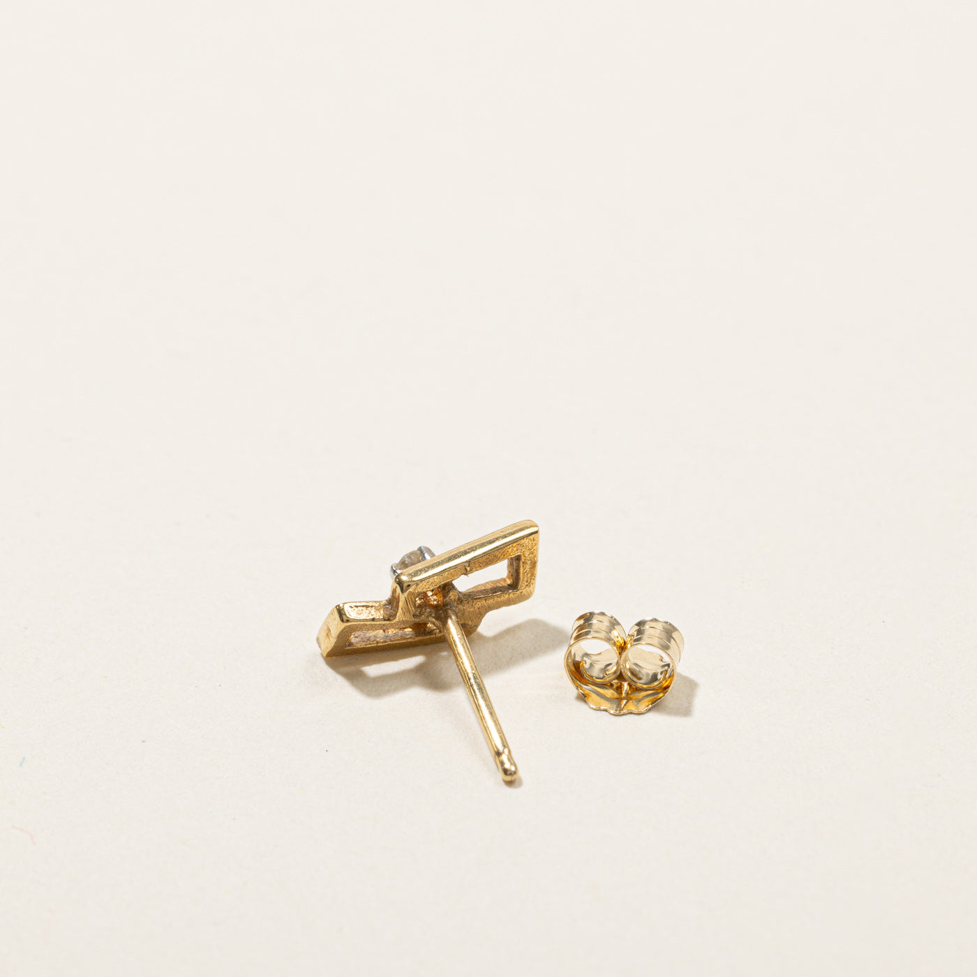 Diamond Textured Stud Earrings | 0.02ctw Genuine Diamond Earrings for Women | Perfect for Everyday Wear, Parties & Gifts