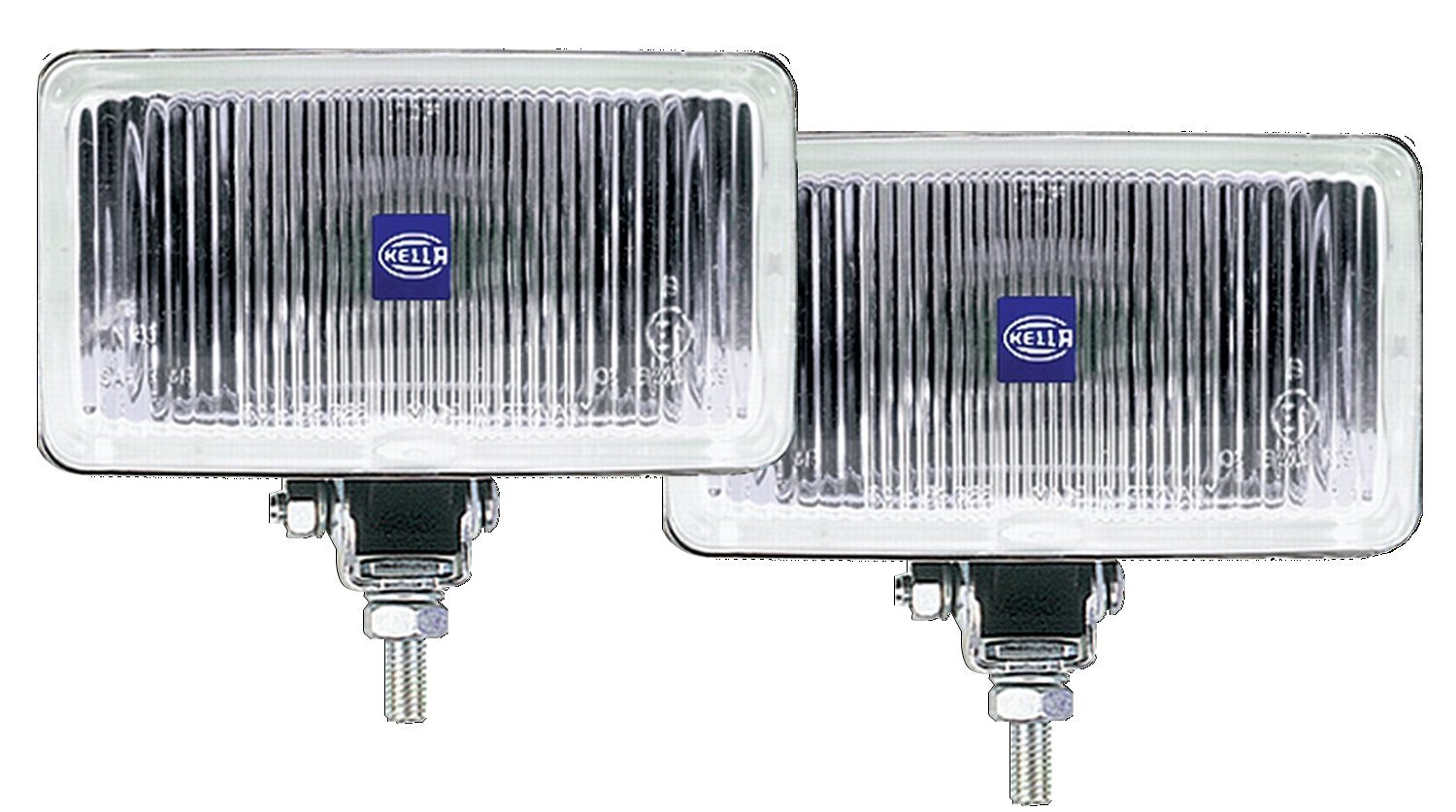 HELLA 005860601 450 FOG LAMP KIT - Clear Lens H3 12V SAE/ECE Compatible with Various Vehicles - Perfect for Night Driving & Off-Road Adventures