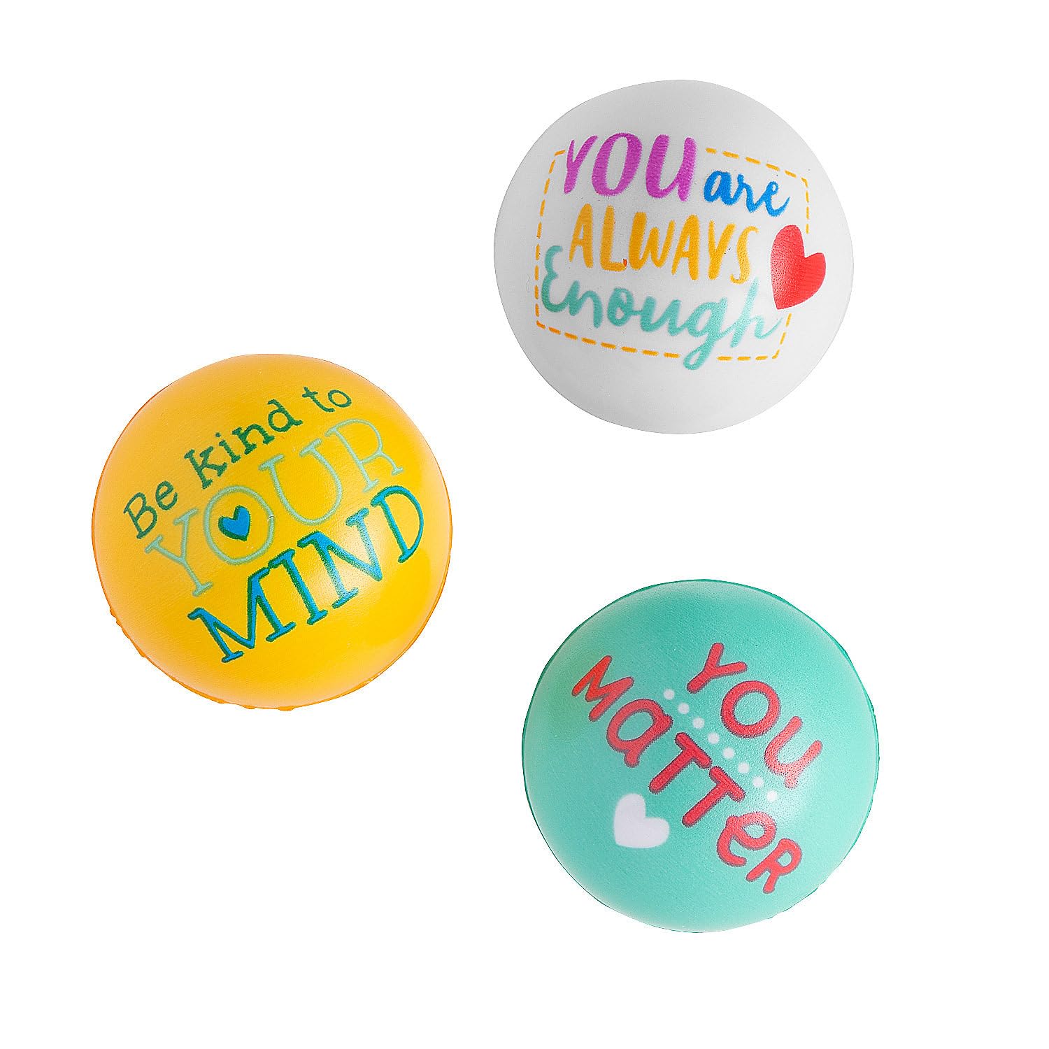12-Pack Stress Relief Balls for Anxiety & Mental Health - Squeeze Toys for Office, School & Therapy - Perfect for Adults & Kids