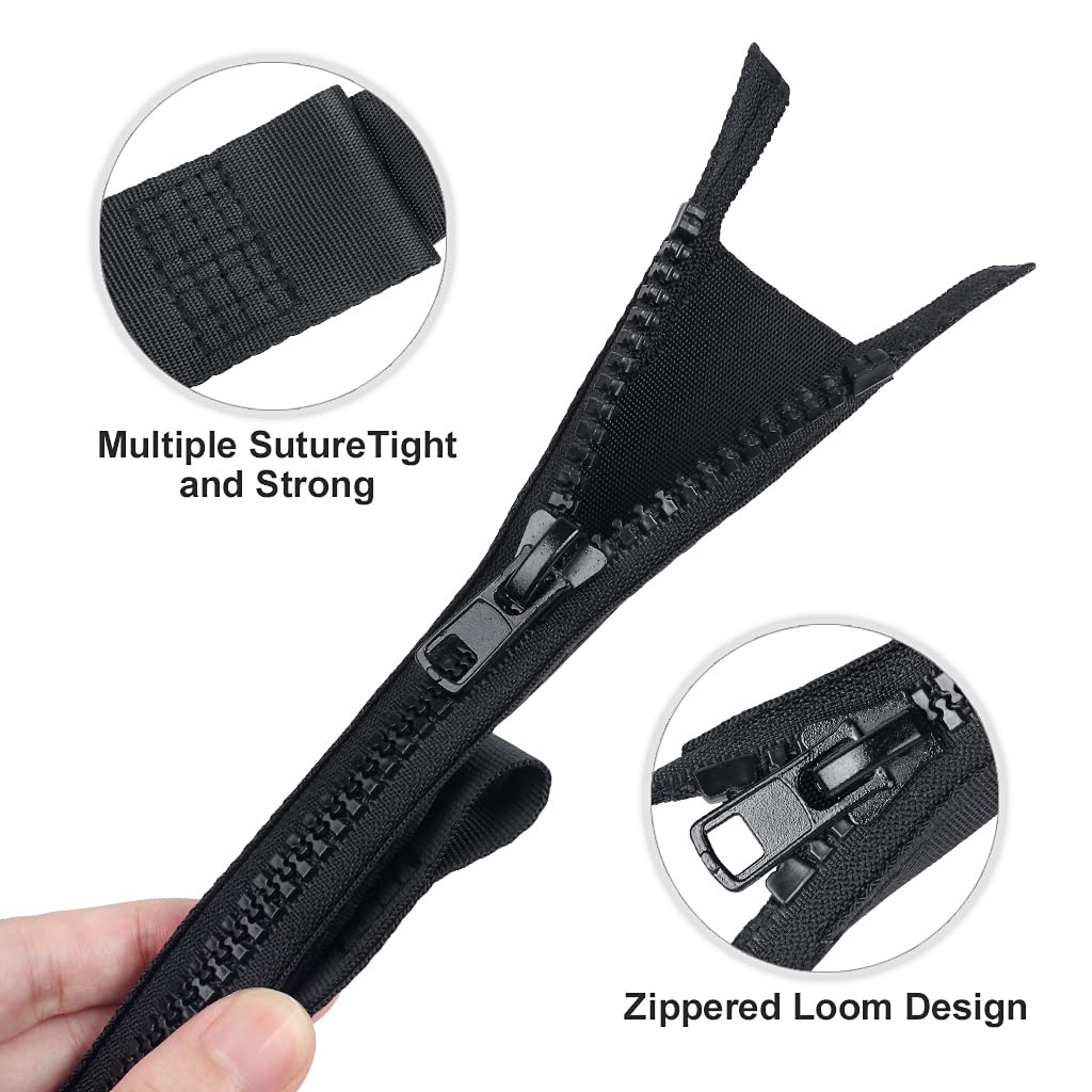 Heavy Duty Jeep Wrangler Door Limiting Straps (2PCS) - Adjustable Zippered Loom Design with Wireless Protection Harness | Fits Jeep Wrangler 1987-2024 Models | Perfect for Off-Roading, Trail Riding & Jeep Door Protection