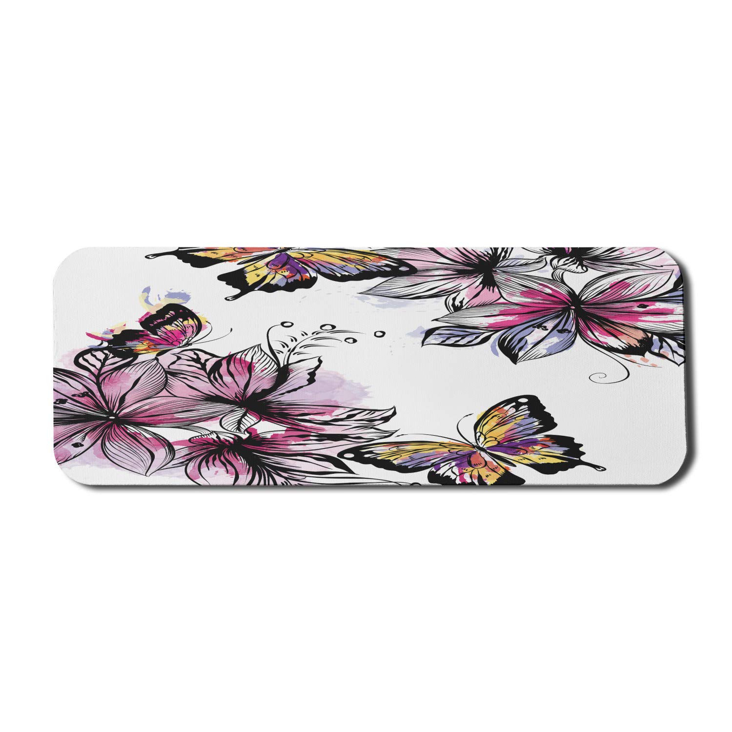 Ambesonne Floral Computer Mouse Pad - Large 31