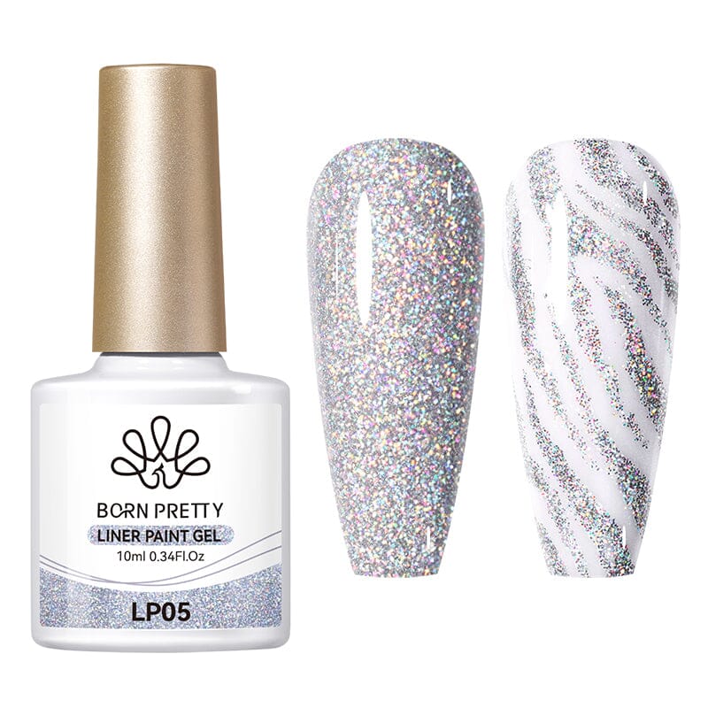 Iridescent Liner Paint Gel - 10ml Shimmering Makeup LP05 for Eye & Face Art - Perfect for Parties, Cosplay & Special Effects Makeup
