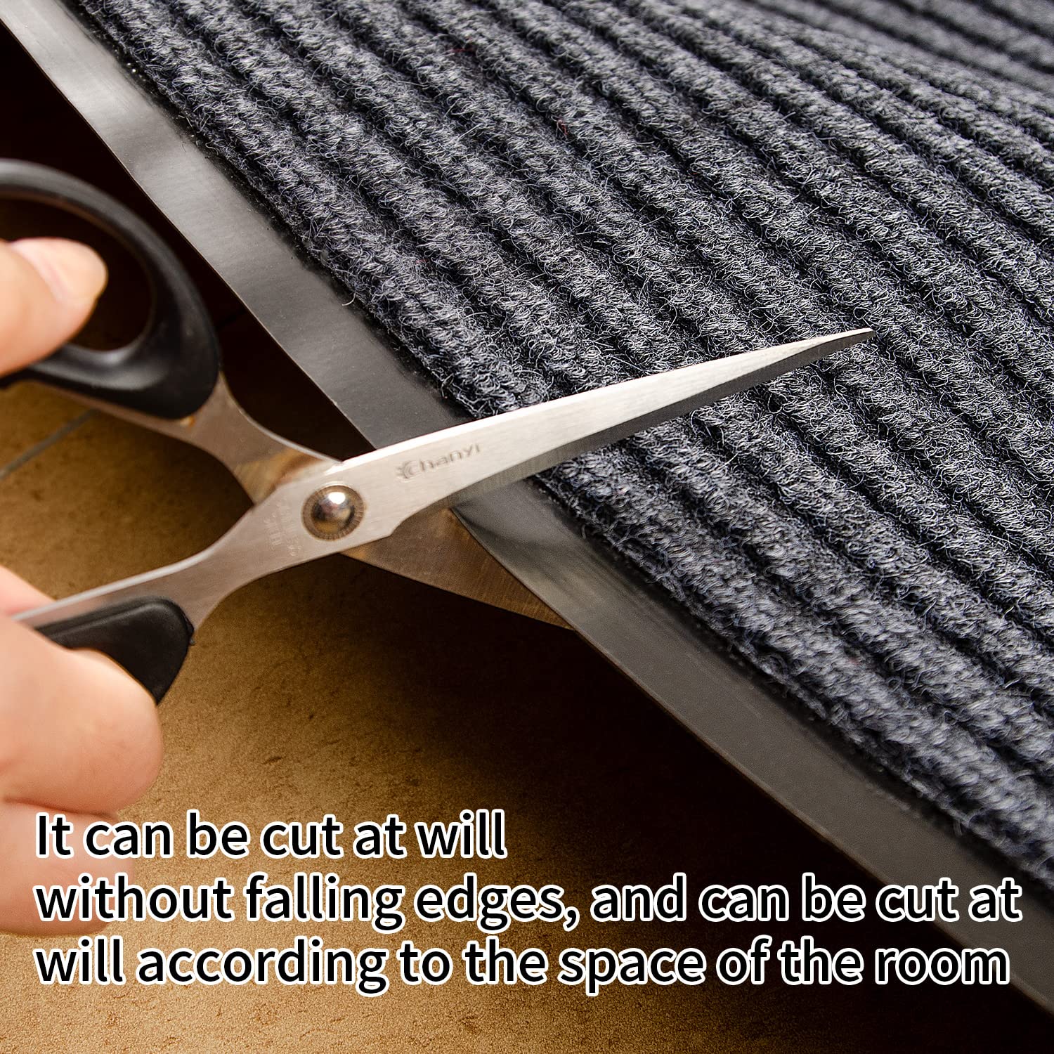 TANYOYO 3' x 10' Heavy Duty Commercial Grade Doormat - Non-Slip Vinyl Backed Entrance Mat for Indoor/Outdoor Use - Perfect for High Traffic Areas, Offices, Restaurants, and Home Entryways