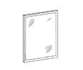 24x30 Inch Modern Angle Frame Mirror - Wall Mounted Bathroom Vanity Mirror with Adjustable Tilt for Home Decor, Makeup & Shaving