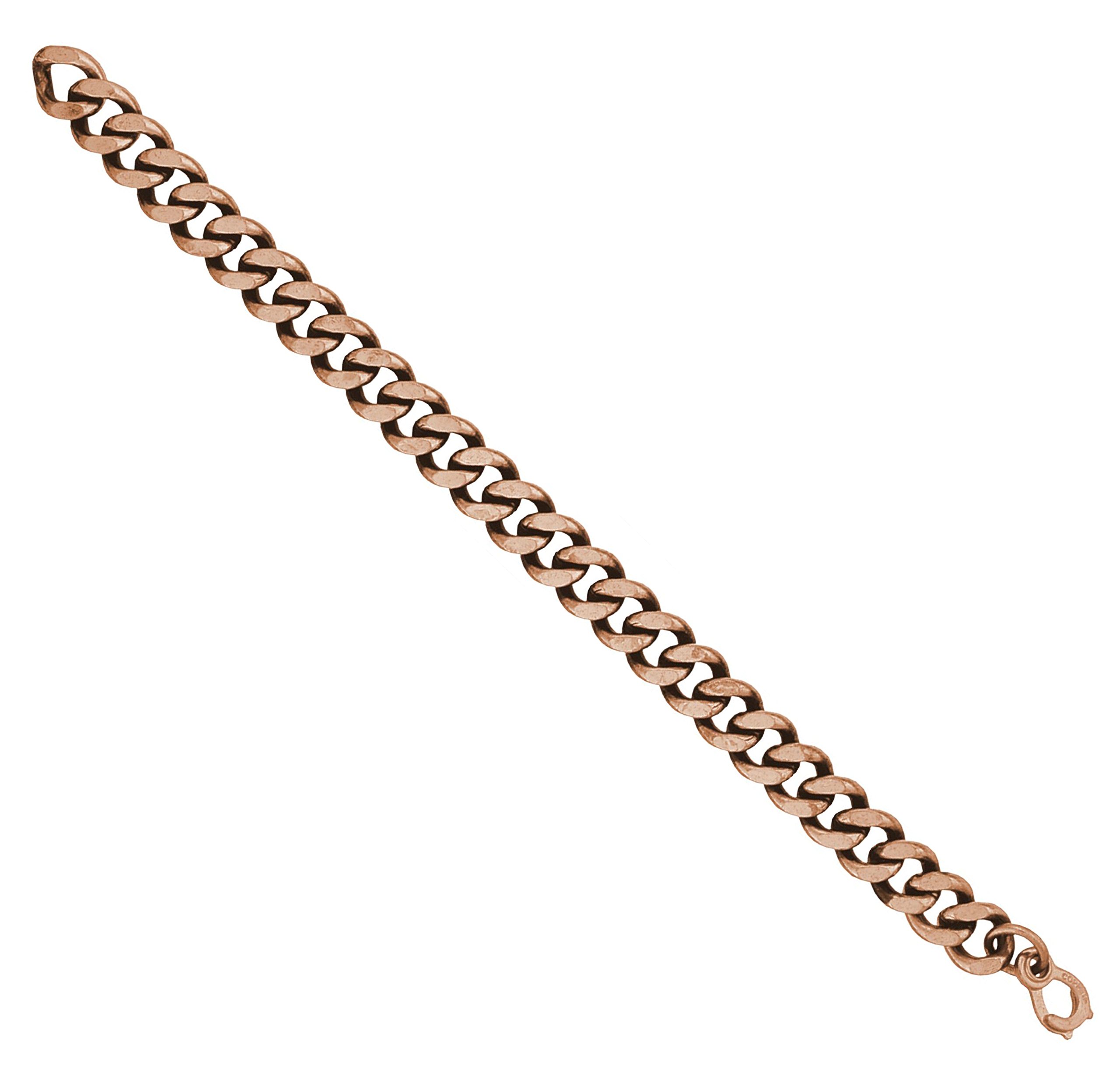 9 3/8 Inch Heavy Link Mens Copper Bracelet for Arthritis Relief & Style - Handcrafted Sunrise Copper Bracelet for Men, Perfect for Gifts, Daily Wear & Wellness