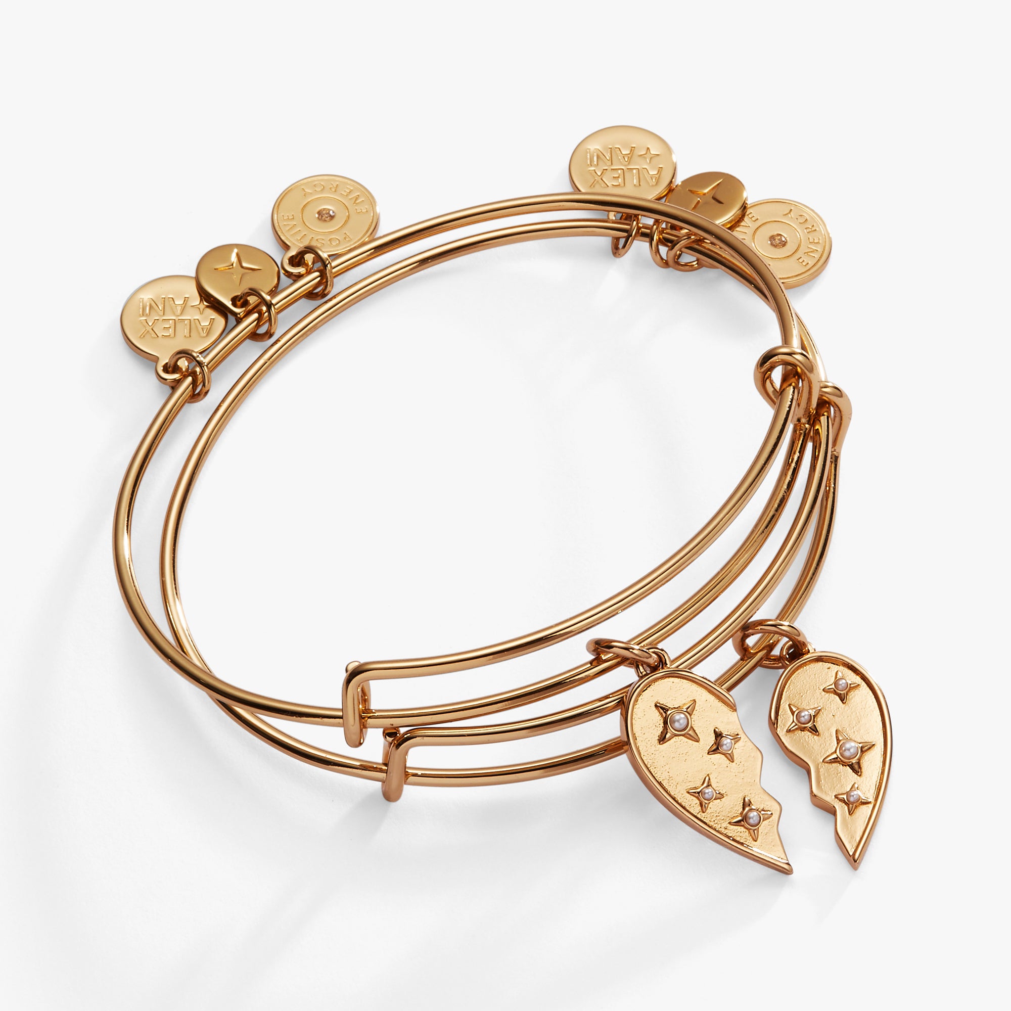 Best Friend Heartbreak Bangle Set of 2 - Matching Broken Heart BFF Bracelets for Women - Perfect for Breakup Gifts, Friendship Jewelry & Sisterhood Tokens (Ideal for Valentine's Day, Galentine's or Sympathy Gifts)