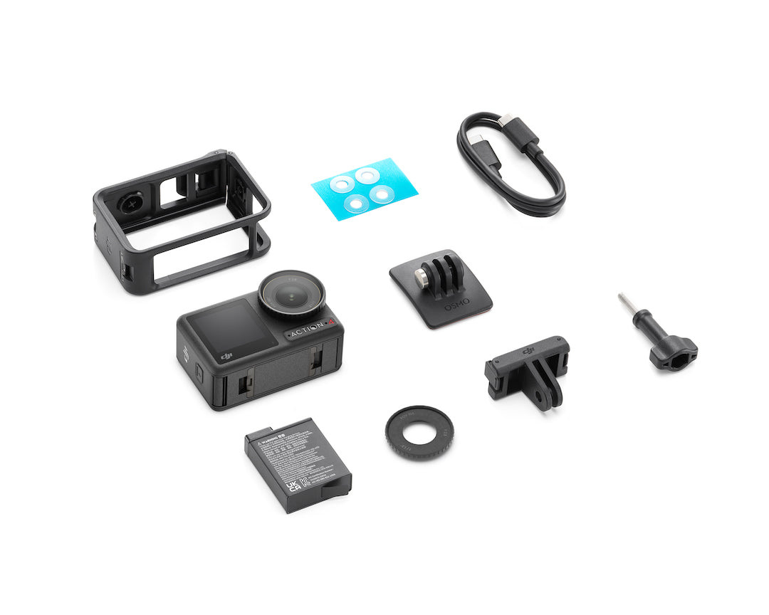 DJI Osmo Action 4 Standard Combo - 4K Waterproof Action Camera with 1/1.3