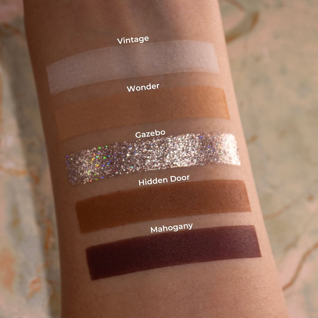 Secret Garden Eyeshadow Palette - 12 Highly Pigmented Matte & Shimmer Shades for Day & Night Makeup Looks | Vegan & Cruelty-Free | Perfect for Bridal, Party & Everyday Wear