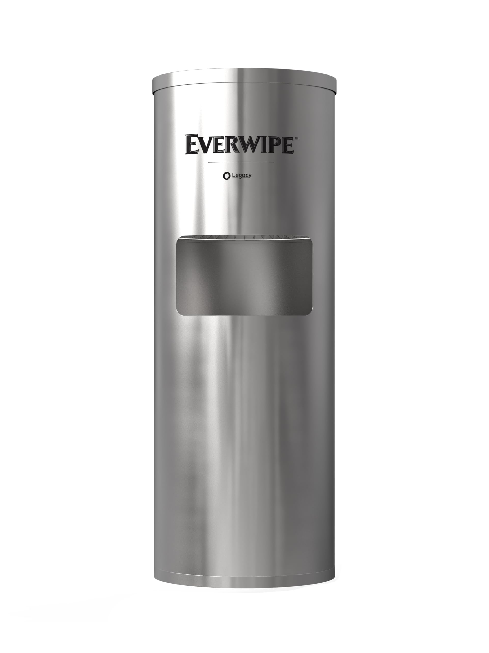 Tork Everwipe Stainless Steel Wet Wipe Dispenser with Built-In Trash Bin - Heavy Duty Commercial Grade (Model 192853, SSWIPE-DISP) - Perfect for Restaurants, Hospitals, and Office Break Rooms
