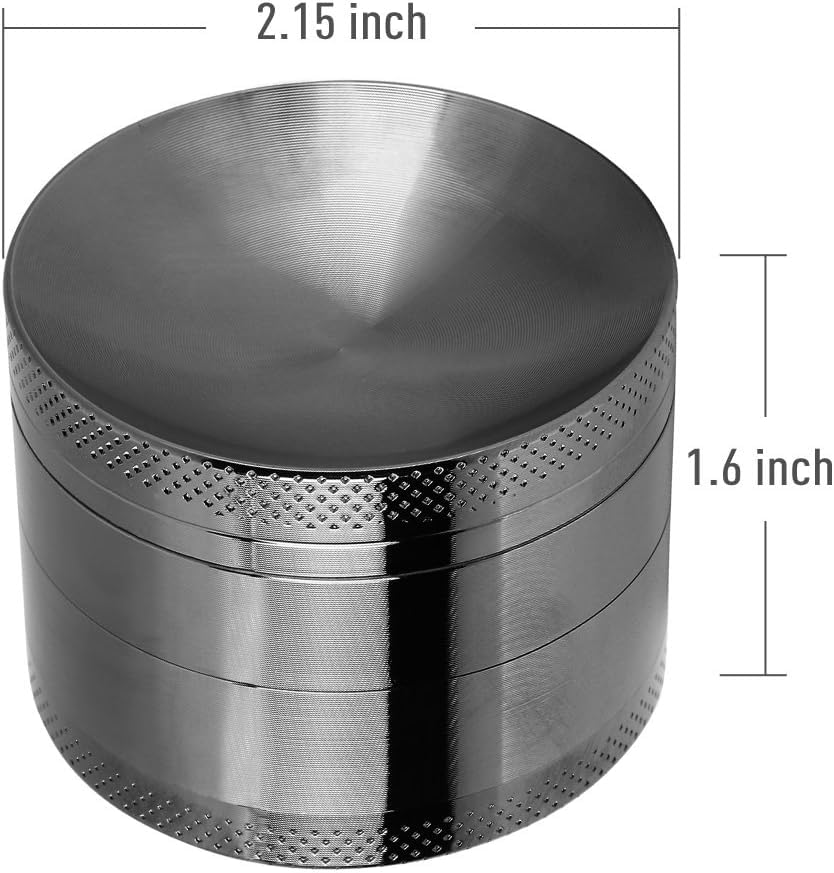 Premium Anpro Aluminum Herb Grinder - 2.15