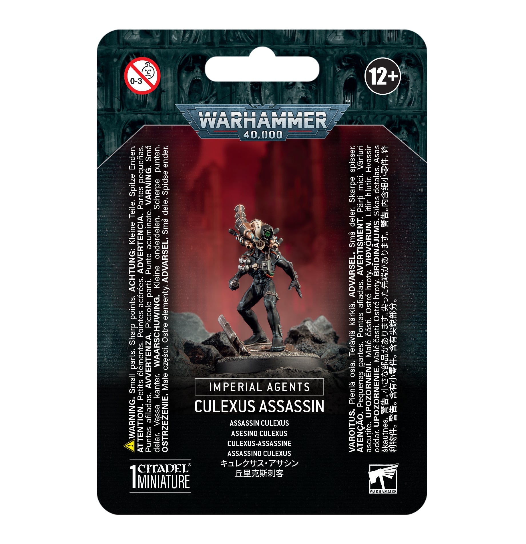 Warhammer 40K Imperial Agents Culexus Assassin Miniature - Tabletop Gaming Figure for Warhammer 40,000 Strategy Battles & Collectible Display