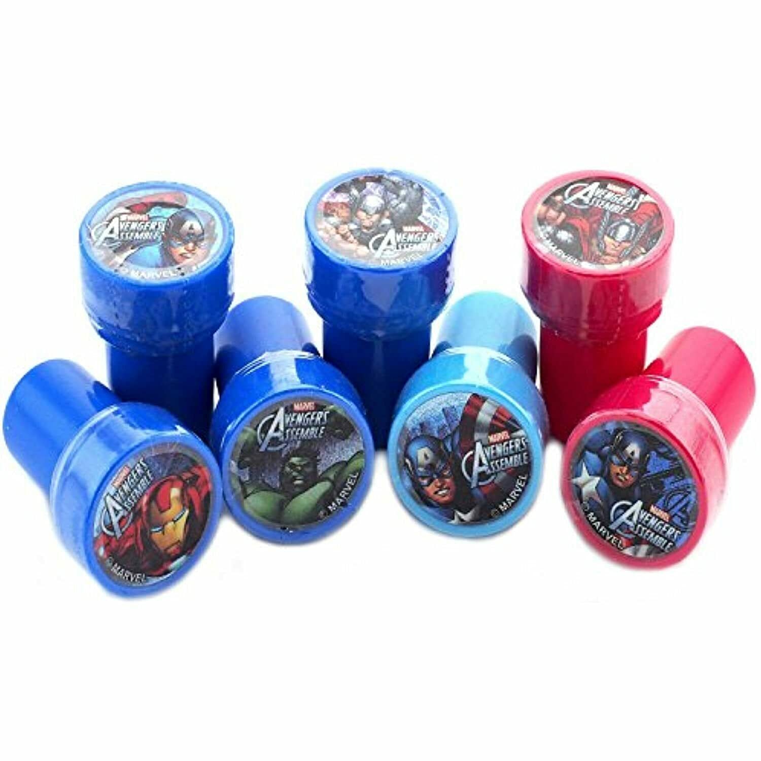 10-Piece Avengers Marvel Self-Inking Stampers Set - Perfect for Birthday Party Favors, Goody Bags & Gift Supplies | Great for Kids' Celebrations, Classroom Rewards & DIY Craft Projects