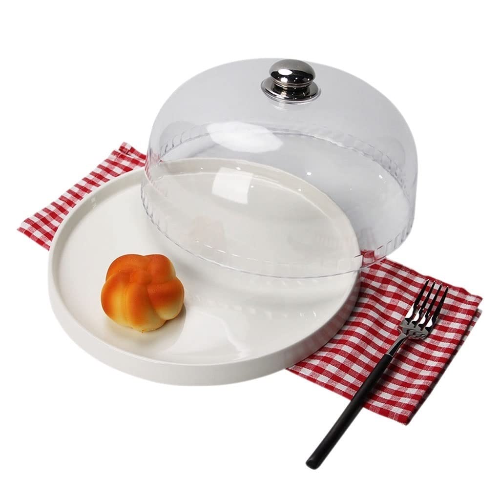 European Style Transparent Cake Stand - Elegant Fruit Tray & Dessert Display for Home, Living Room, Kitchen | Perfect for Weddings, Tea Parties, and Birthday Celebrations (Color: A)