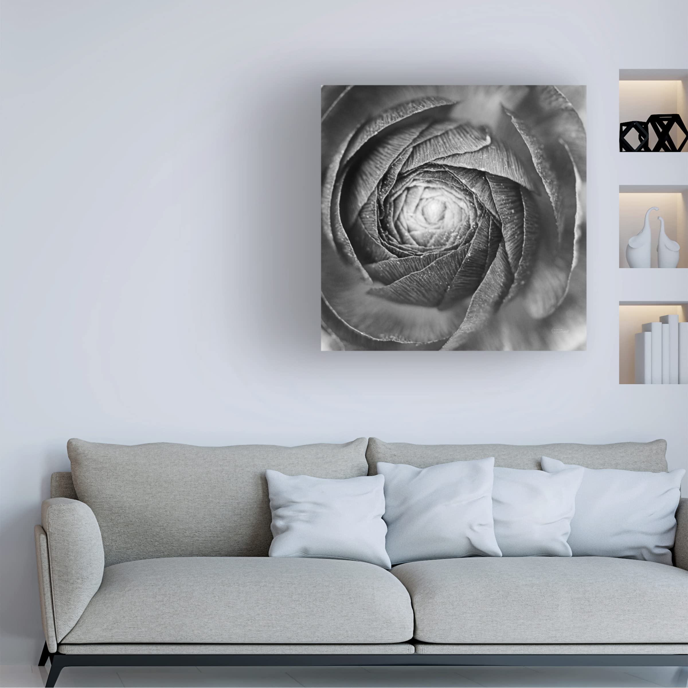 Trademark Fine Art 'Mediterranean Flair XIII' Canvas Wall Art by Daphne Brissonnet - Coastal Home Decor, Beach House Painting, Living Room & Bedroom Wall Art