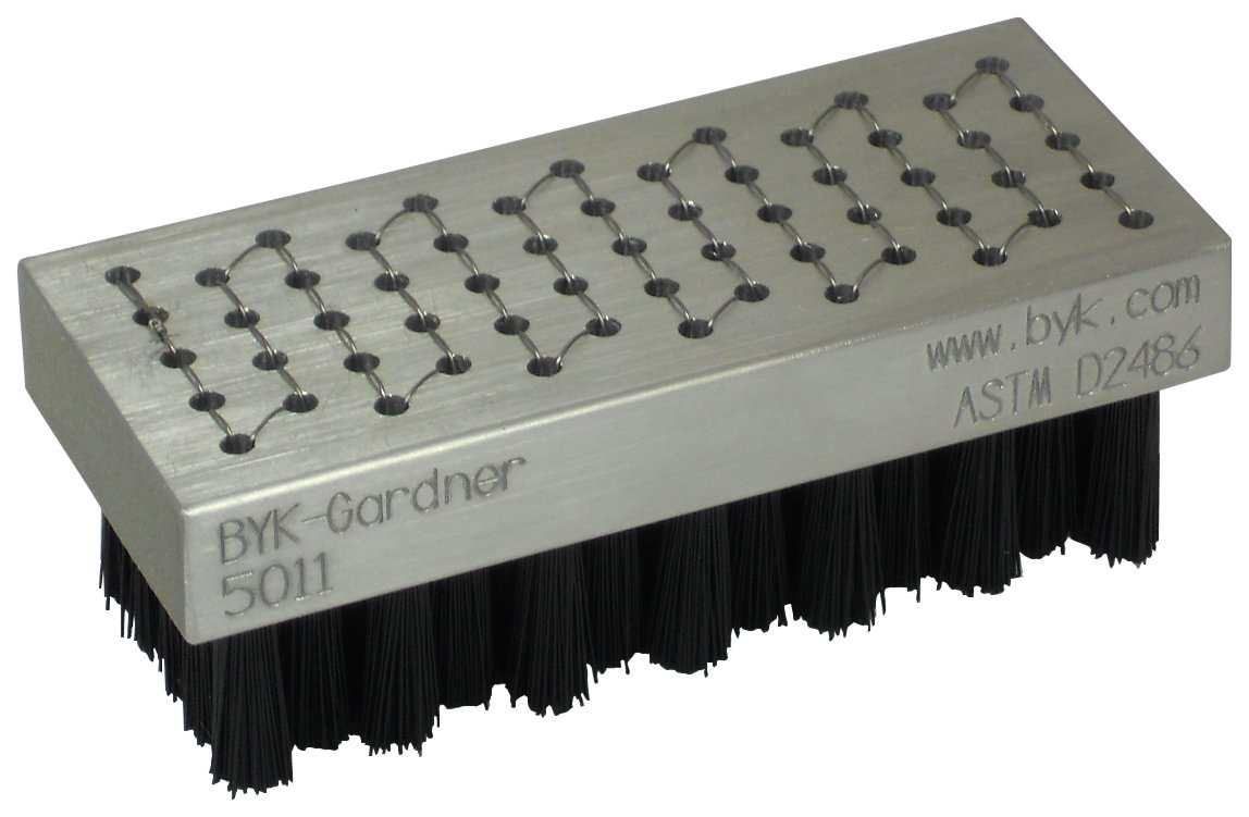 ASTM D 2486 Compliant 5011 Nylon Brush for Abrasion Scrub Tester - 38 x 89 mm - Ideal for Textile, Paint, and Coating Durability Testing