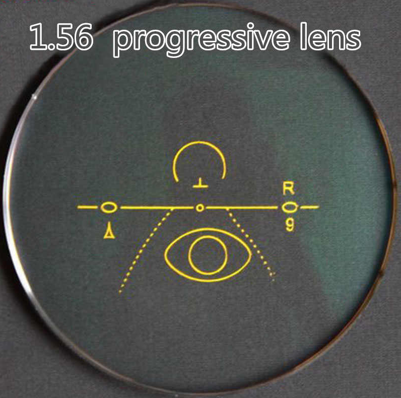 BCLEAR 1.56 Index Clear Progressive Lenses for Reading & Computer Use - UV Protection Anti-Glare Eyewear for Daily Wear