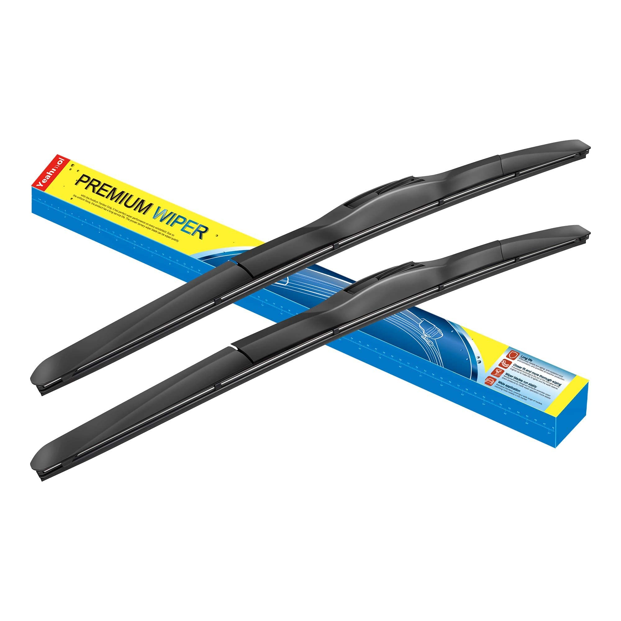 Yeahmol WWindscreen Wiper Blades Set of 2 (22