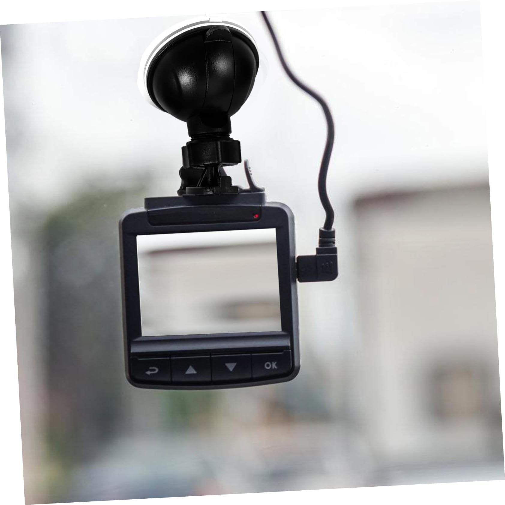 PACKOVE 4-Piece Car Camera Mount Holder Kit - Suction Cup Stand for Dash Cam, Recorder, and Action Cam - Secure Plastic Mount for Windshield & Dashboard - Perfect for Road Trips, Uber Driving, and Vehicle Security