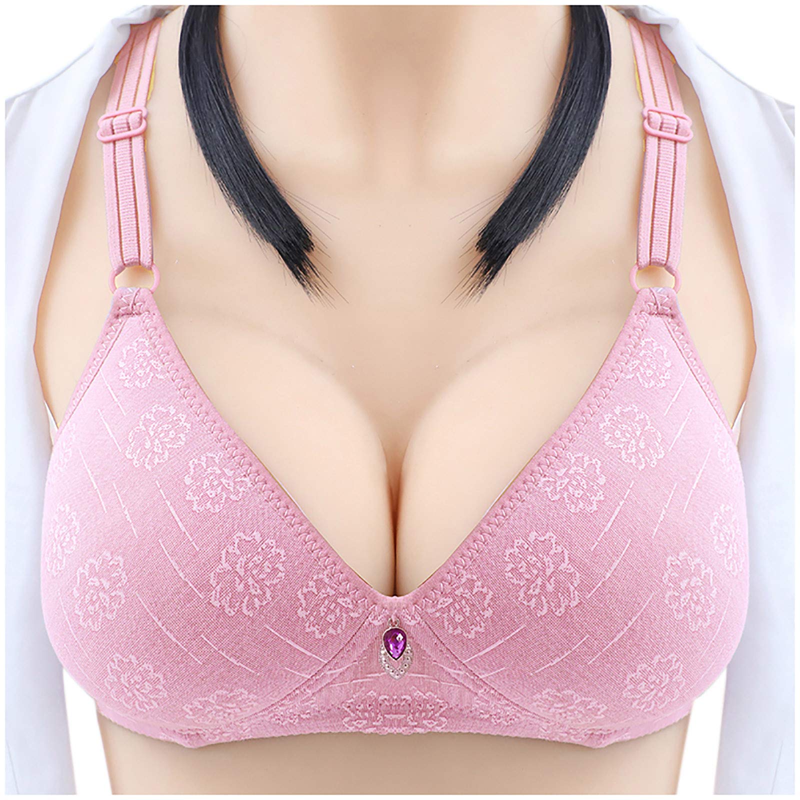 Wire-Free Comfort Bra for Women - Seamless One Piece Everyday Underwear - Perfect Gift for Her, Housewarming & Special Occasions - Ideal for Yoga, Lounging and Comfortable Daily Wear