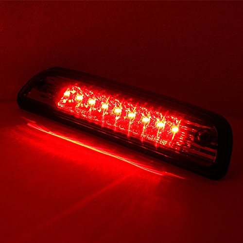 AKKON Replacement Black Tail Lights Pair + LED Smoked 3rd Brake Light Set for 2001-2004 Toyota Tacoma (Left & Right) - Upgrade Your Truck's Style & Safety for Night Driving & Off-Road Adventures