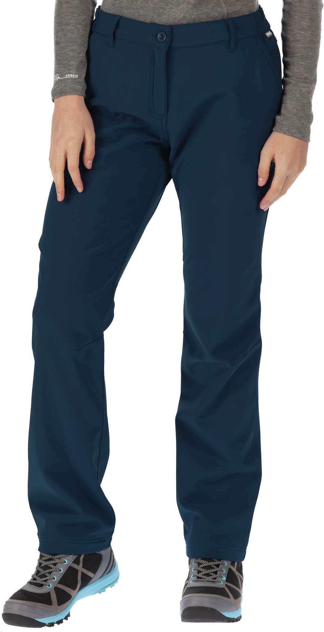 Women's Fenton Navy Blue Trousers - Size 10 Short Leg | Comfortable Casual Pants for Work, Office & Everyday Wear