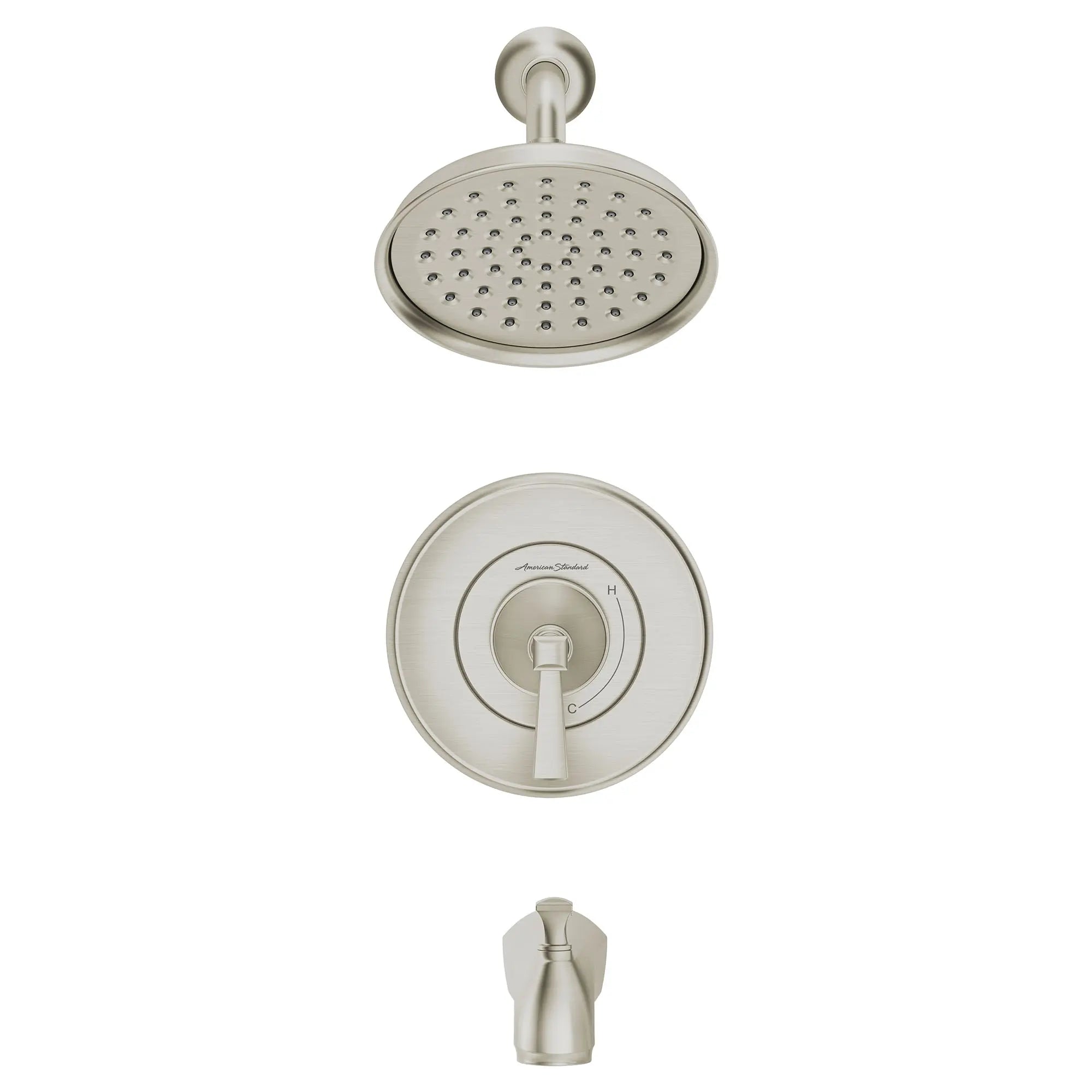 Glenmere 2.5 GPM/6.8 LPM Pressure Balance Tub and Shower Trim Kit with Showerhead & Double Ceramic Cartridge - Perfect for Bathroom Renovation and Modern Home Upgrades