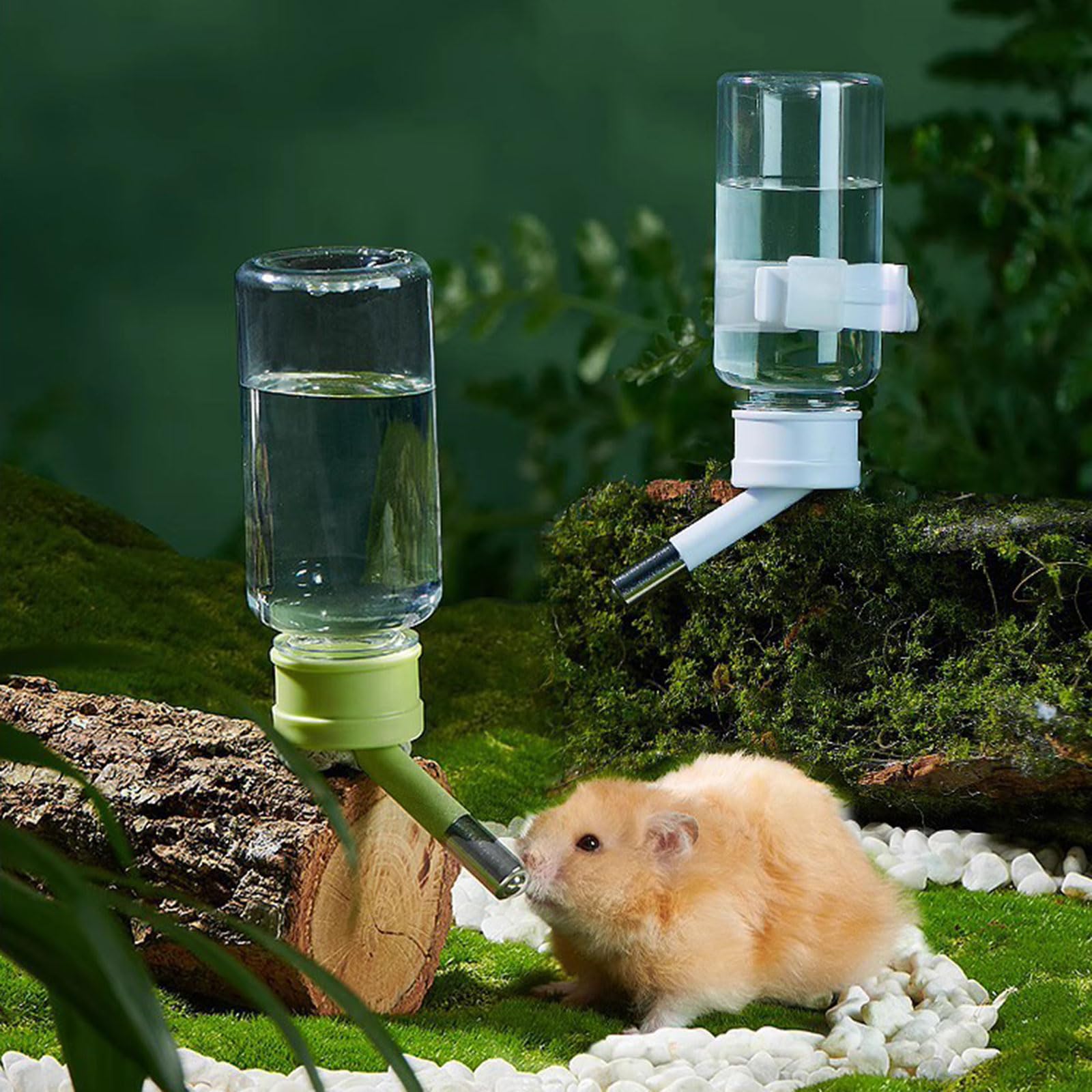 Automatic Water Bottle for Hamsters & Guinea Pigs - Leak-Proof Small Pet Water Dispenser - Perfect for Cages, Travel & Daily Hydration