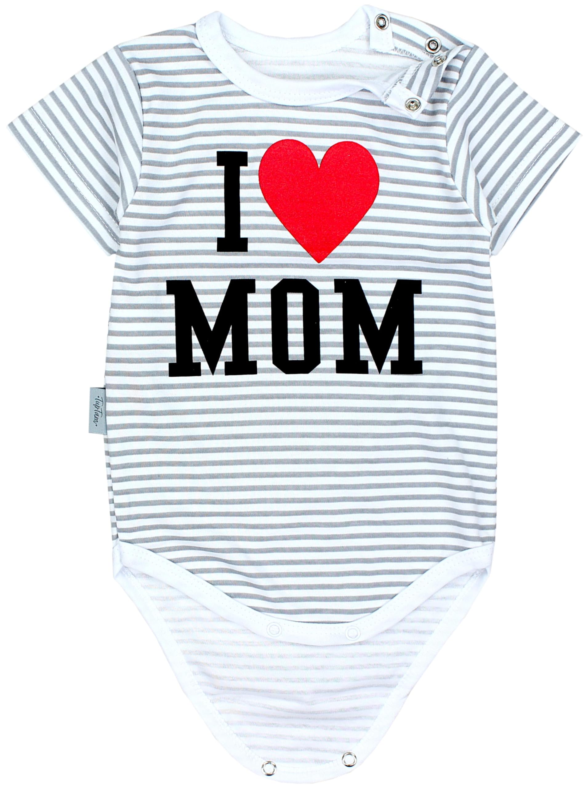 TupTam 5-Pack Baby Short Sleeve Bodysuits - Soft Cotton Onesies with Cute Prints for Boys & Girls | Perfect for Newborns, Infants & Toddlers (0-24 Months) | Great for Daily Wear, Playtime & Photo Shoots