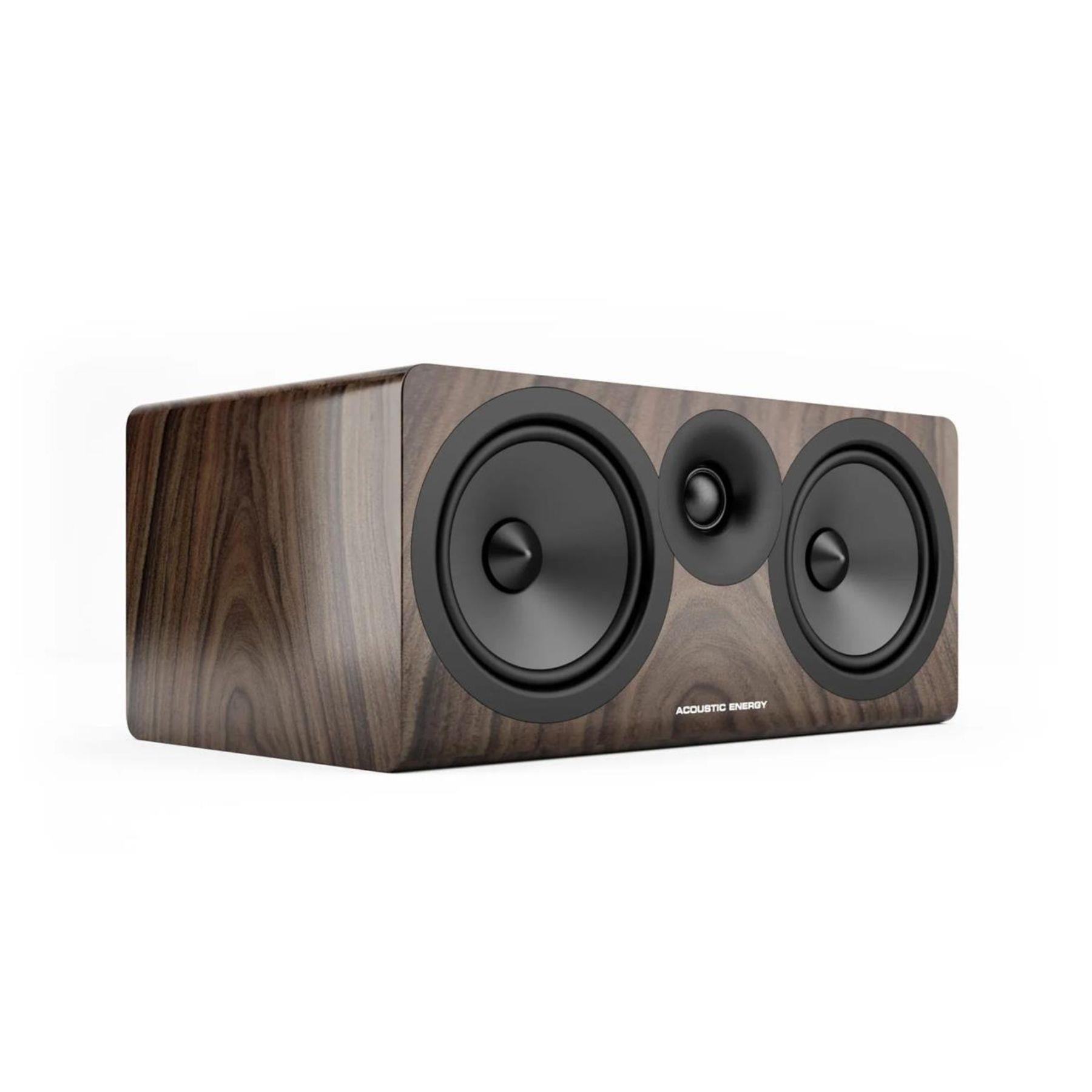 Acoustic Energy AE107² 2-Way Center Channel Speaker - Open Box Clearance Deal | Home Theater & Audio System Upgrade for Crystal Clear Dialogue