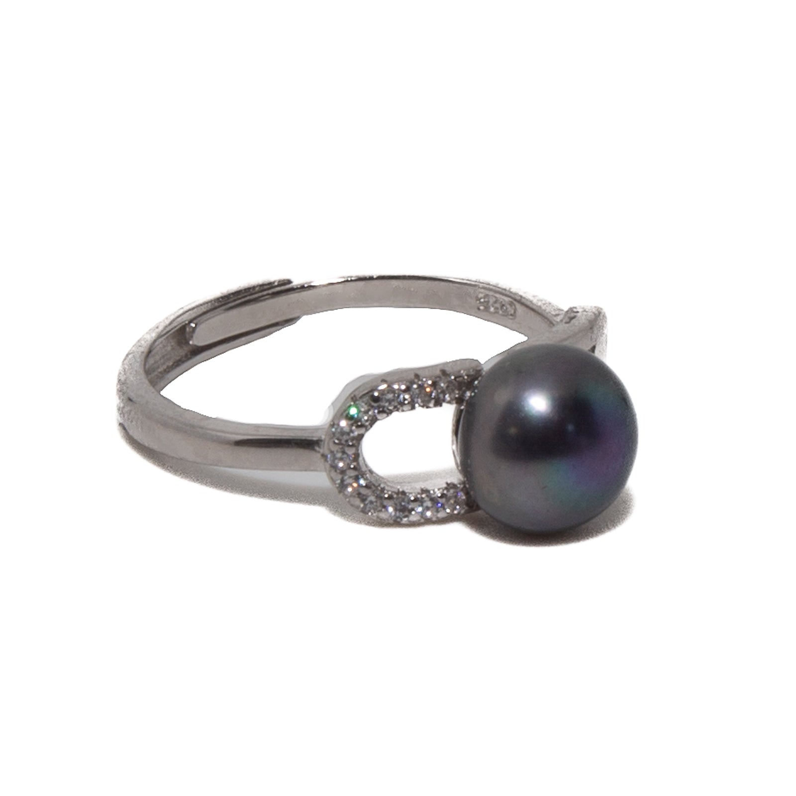 Elegant Silver Linings Pearl Ring for Women – Dainty & Timeless Jewelry for Weddings, Parties & Everyday Wear