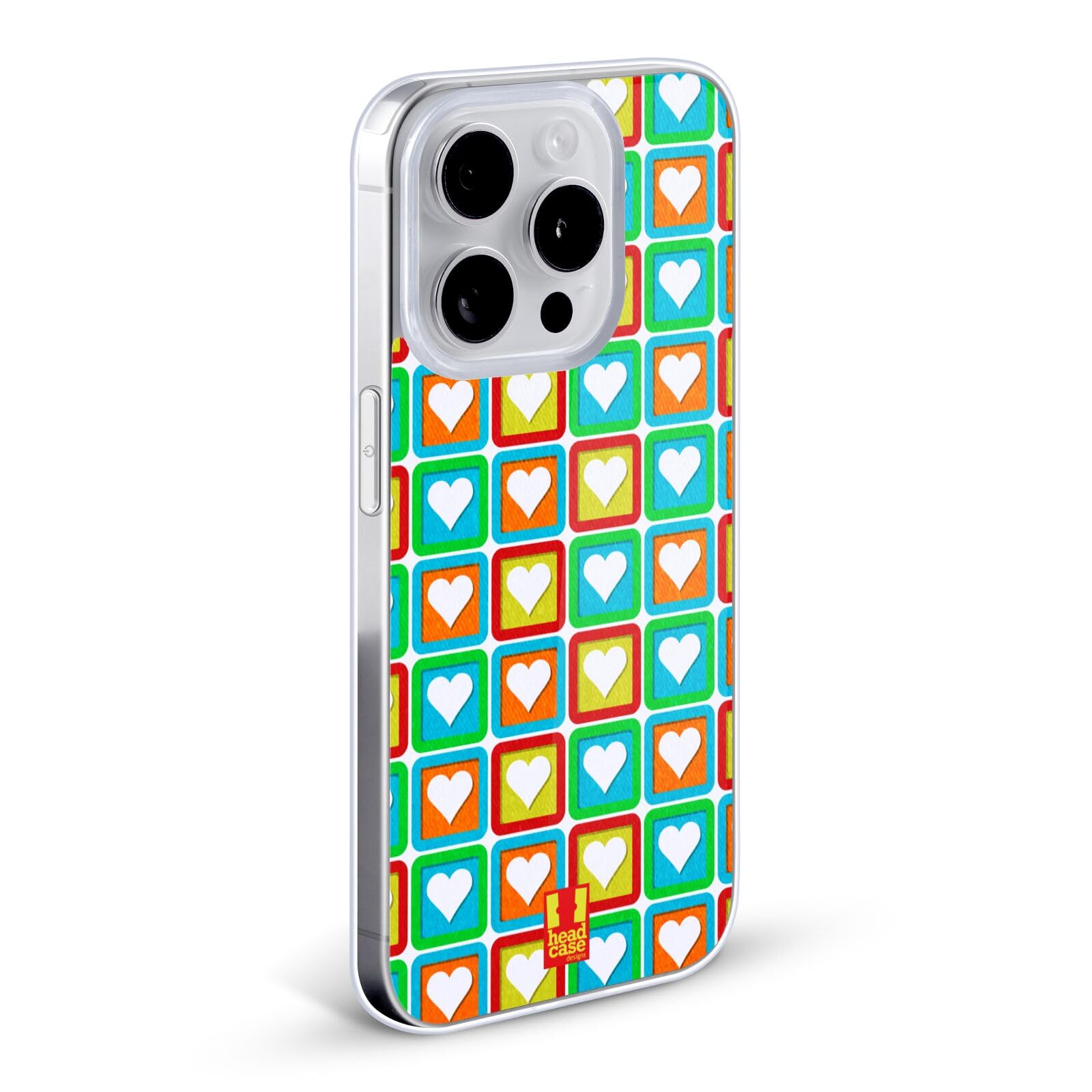 Heart Kiddie Stuff Soft Gel Phone Case for Apple iPhone 7/8/SE 2020 & 2022 - Cute Protective Cover for Kids, Girls & Teens - Perfect for School, Playtime & Everyday Use