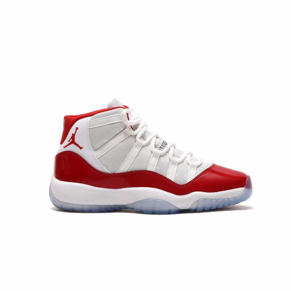 Air Jordan 11 Retro Cherry (2022) PS - White, Varsity Red & Black Basketball Shoes for Men - Perfect for Court Play and Streetwear Fashion