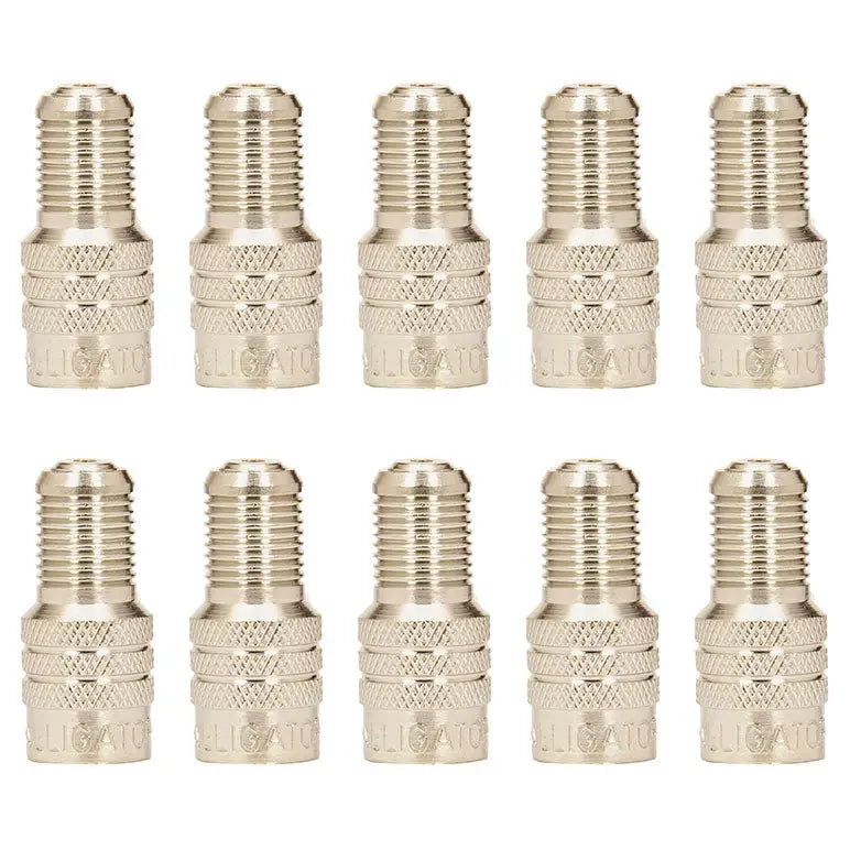 Alligator V2B Gator Double Seal Tire Valve Caps - Durable Dust & Moisture Protection for Cars, Trucks, Motorcycles - Perfect for Off-Roading & All-Weather Driving