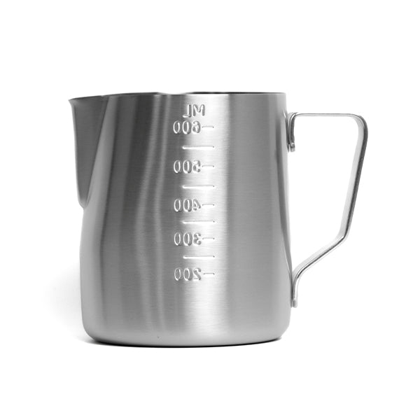 Premium Stainless Steel Coffee Milk Frothing Pitcher - Barista-Grade Milk Jug for Latte Art, Cappuccino & Hot Chocolate - Perfect for Home & Professional Use