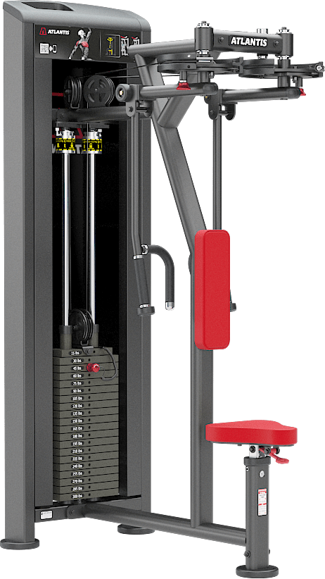ATLANTIS Pec/Rear Delt Fly Machine - Gym Strength Training Equipment for Chest & Shoulder Workouts - Perfect for Home & Commercial Fitness Centers