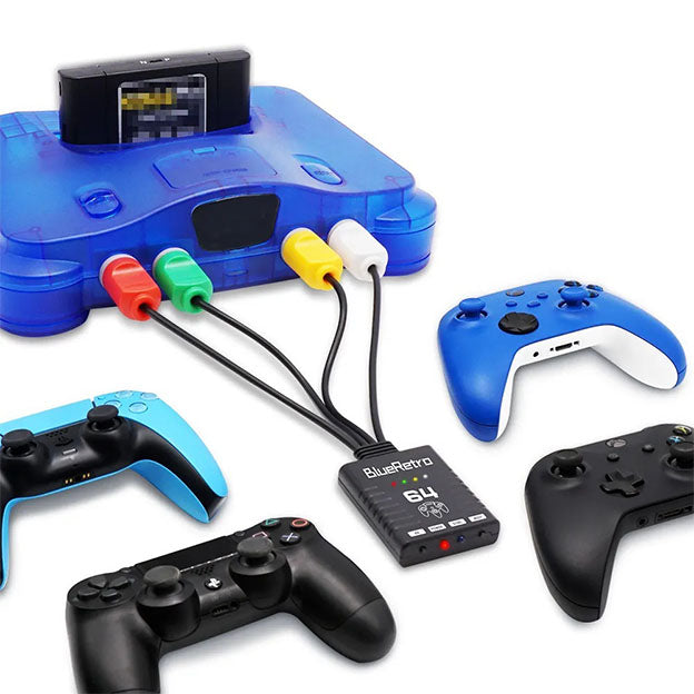 Wireless Controller Adapter for Nintendo 64 Console - Play Classic Games Without Cables | Perfect for Retro Gaming & Multiplayer Sessions