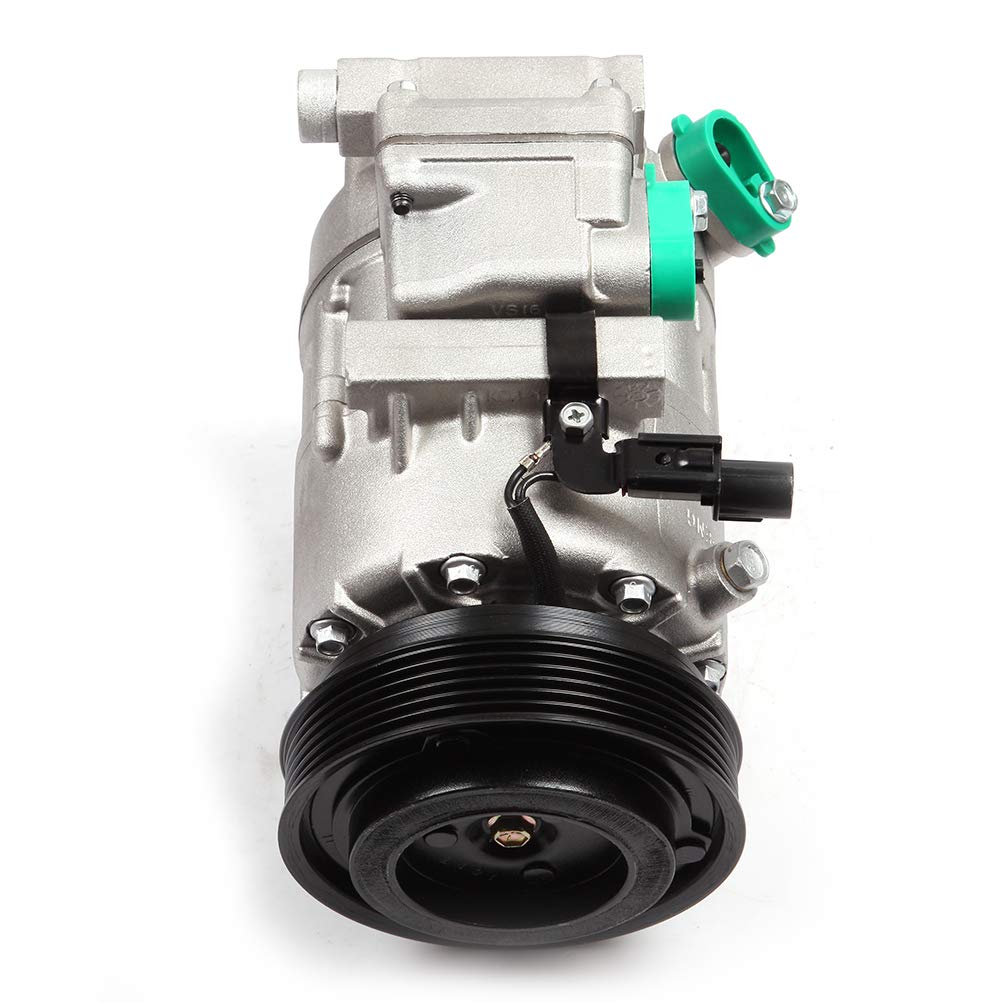 SCITOO AC Compressor with Clutch Compatible for 2006-2011 Hyundai Azera - Replacement Auto Part for Cooling System Repair & AC Maintenance