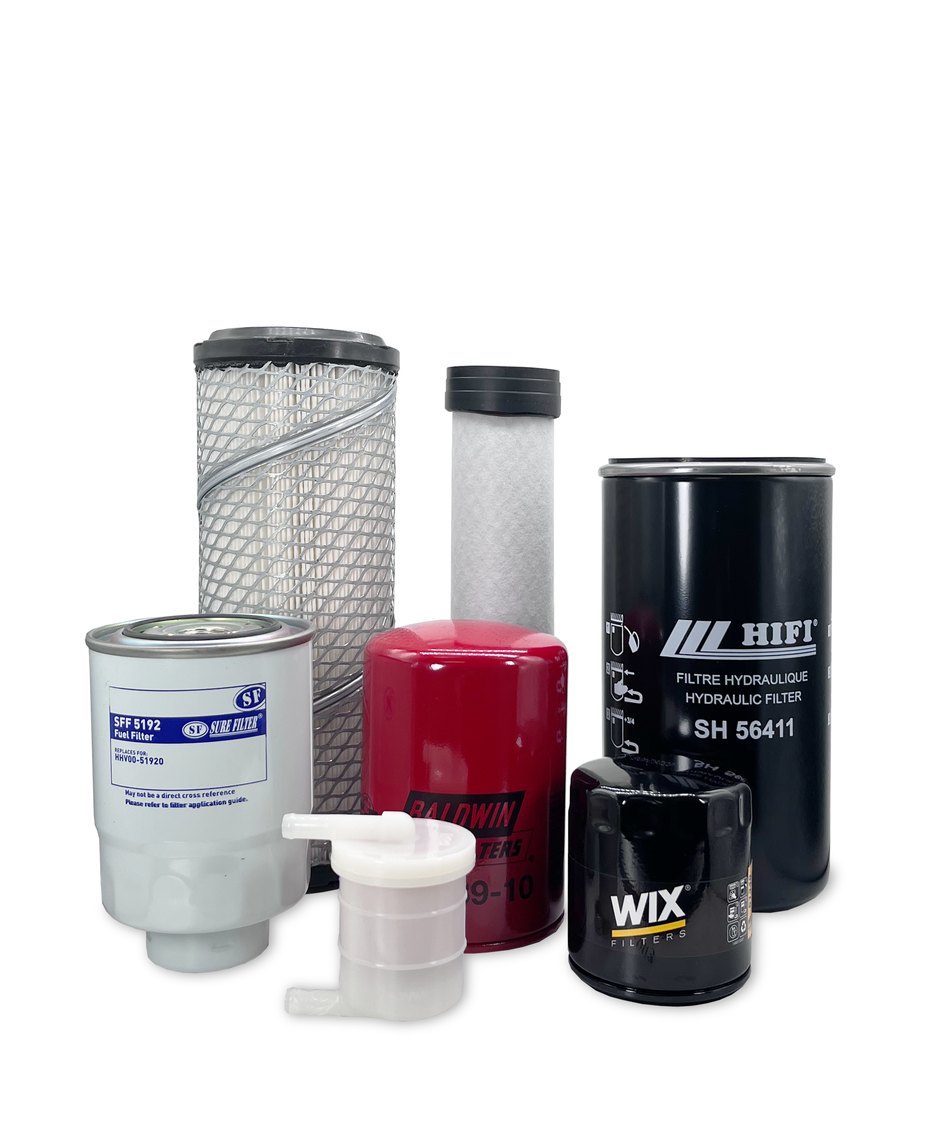 HERO® Maintenance Filter Kit for New Holland Workmaster 37 Compact Tractor - Air, Oil & Fuel Filters Replacement - Perfect for Farm Equipment Maintenance & Tractor Upkeep