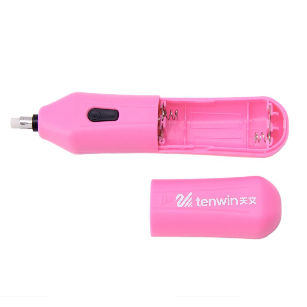 Portable Electric Eraser Pen with 10 Refillable Eraser Cores - Perfect for Artists, Students, Sketching & Painting | Correction Tape & Whiteout for Art Projects, School Work & Office Use