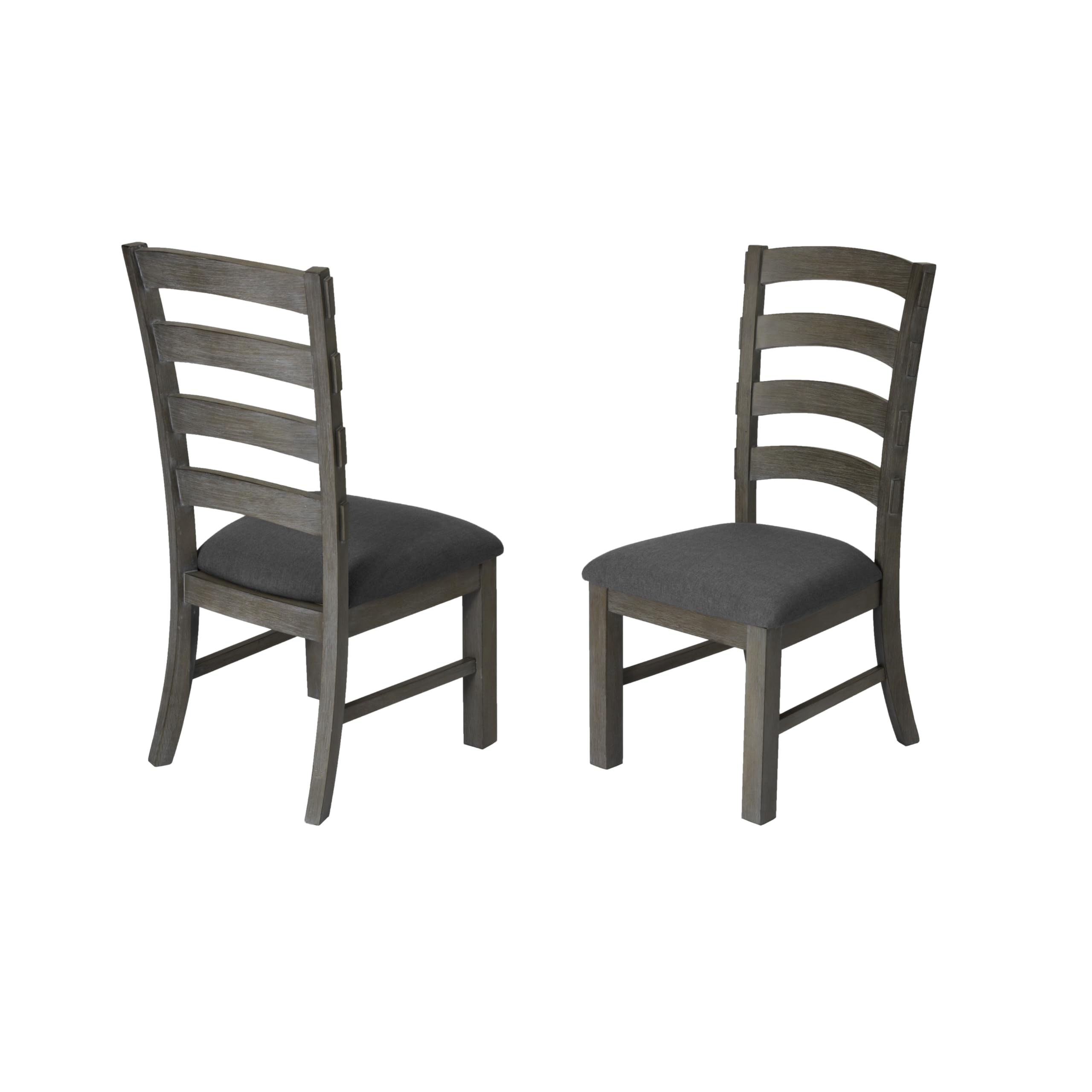 Premium 7-Piece Dining Room Set with Table, Bench & 5 Chairs - Modern Gray Wooden Furniture for Kitchen, Dining Room & Small Spaces