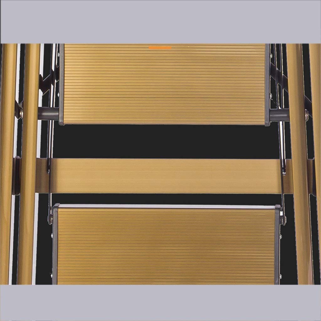 Aluminum Alloy Waterproof 4-Step Ladder & Portable 3-Step Folding Ladder - Multi-Function Stepladder for Clothing Store, Home, Office, and Outdoor Use