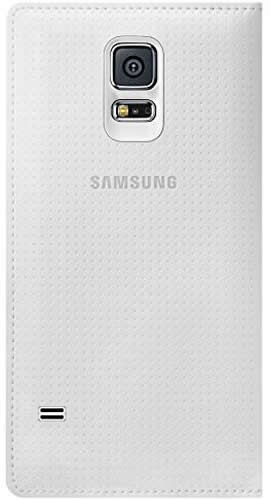 Original Samsung Galaxy S5 Protective Case EF-WG900WEGWW - Slim Fit Shockproof Cover for Samsung Galaxy S5 (White) | Perfect for Everyday Use, Travel & Outdoor Activities