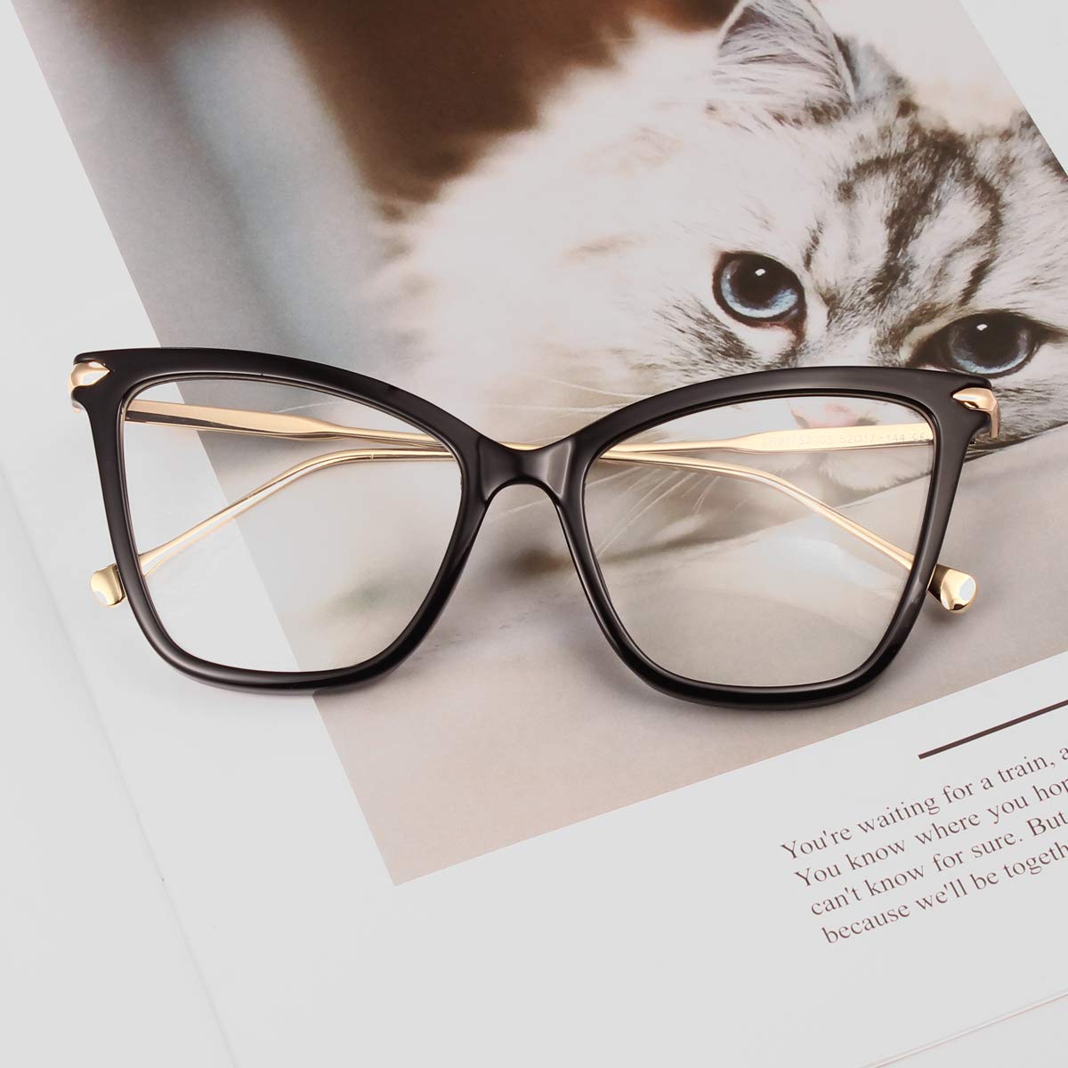 Blue Light Blocking Glasses for Women & Men - Anti Eyestrain Gaming & Computer Use