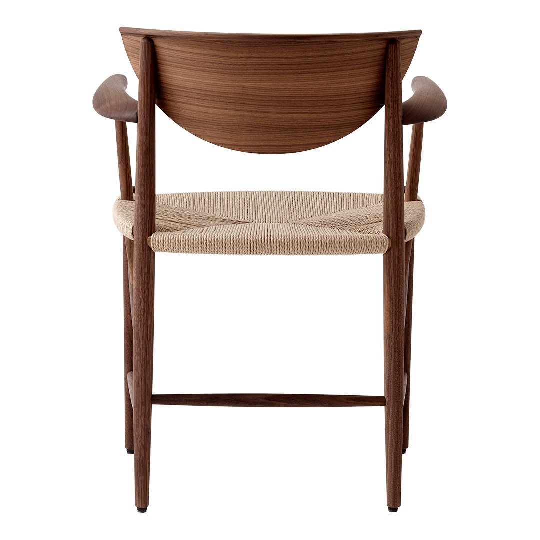 Modern HM4 Dining Armchair - Upholstered Fabric Seat, Sturdy Metal Legs - Perfect for Kitchen, Dining Room, or Breakfast Nook - Comfortable & Stylish Home Furniture