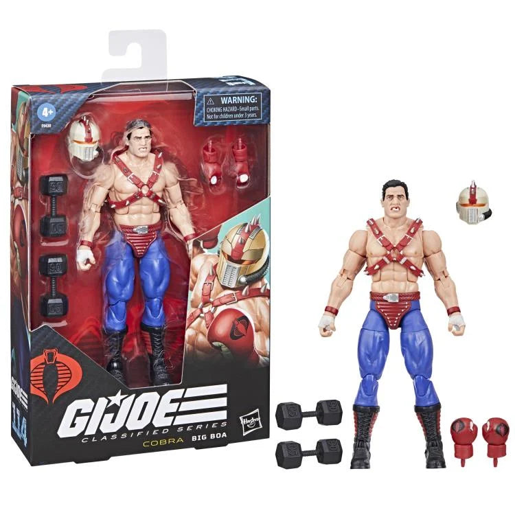 G.I. Joe Classified Series Big Boa Action Figure - Collectible 6-Inch Military Toy for Display & Play - Perfect for Fans, Collectors & Kids Battles