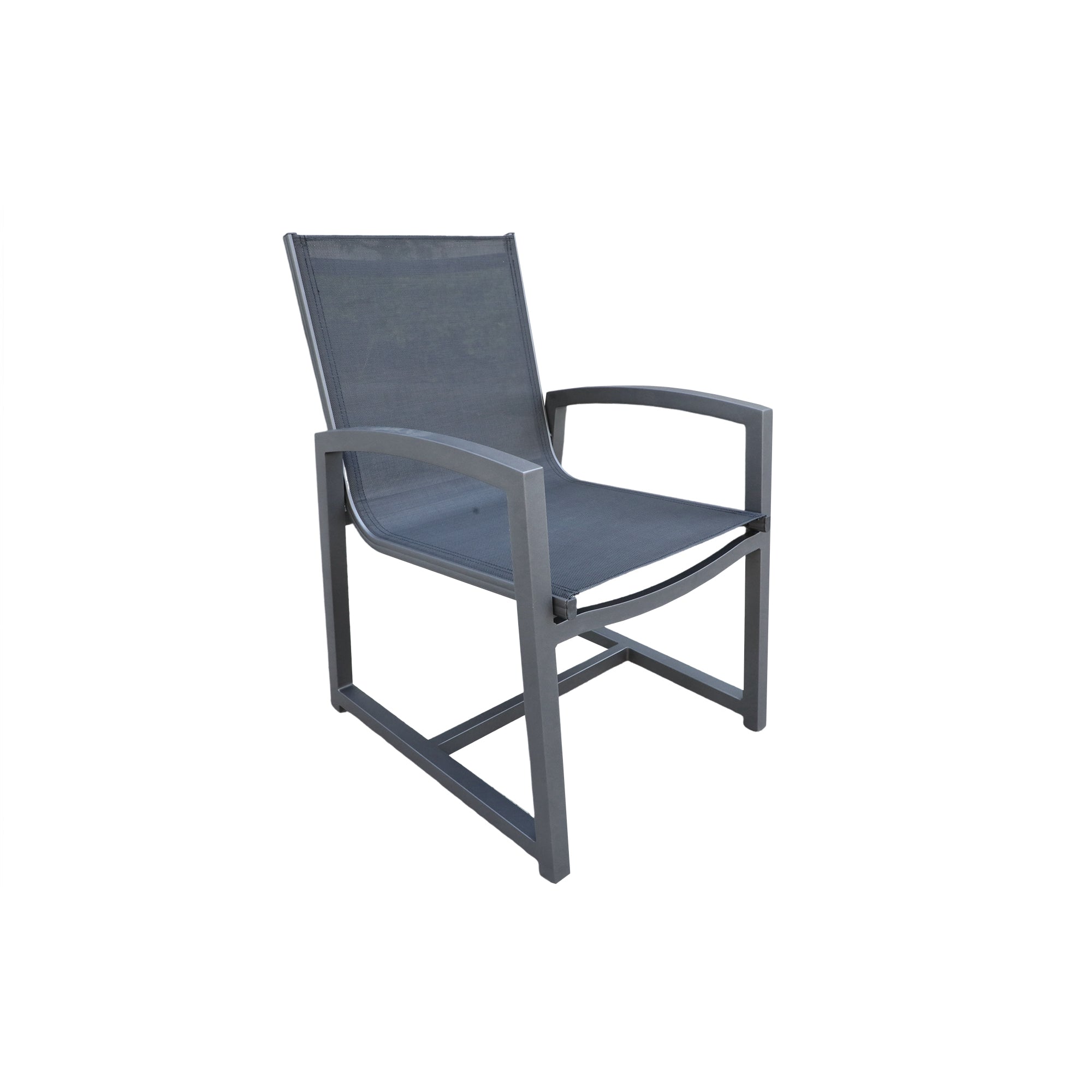Portland Outdoor Dining Chair - Weather-Resistant Patio Furniture for Backyard, Garden, and Poolside Use