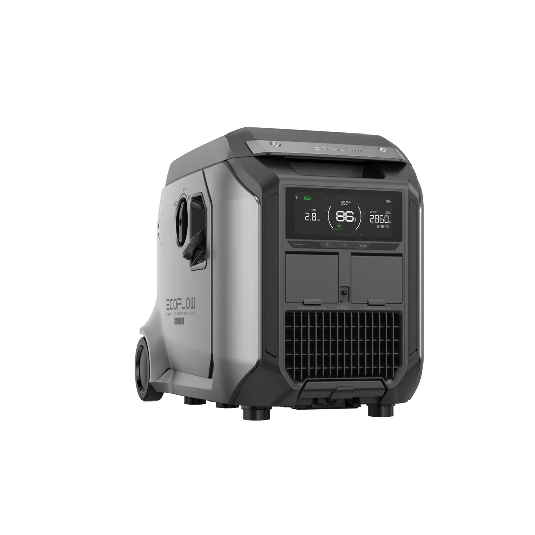 EcoFlow Smart Generator 4000W Dual Fuel Portable Power Station - Backup Power for Home, Camping & Emergency Use