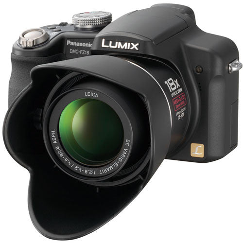 Panasonic Lumix DMC-FZ18 12.1MP Digital Camera with 18x Optical Zoom - Black | Perfect for Travel Photography, Wildlife Shooting & Vlogging